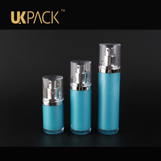 UKPACK διπλό μπουκάλι αντλιών στρώματος 30ml PMMA καλλυντικό χωρίς αέρα για την κρέμα ματιών ουσίας
