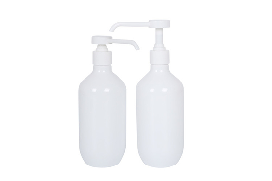 500ml PET Bottle+PP Pump Shampoo / Lotion Pump Bottle Skincare Packaging UKH08