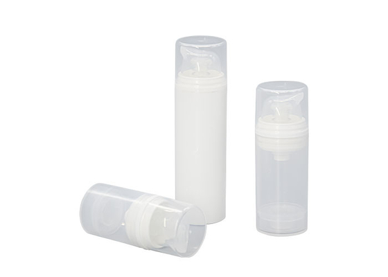 All Plastic Airless Pump Bottles Personal Care Lotion Cream Cosmetic Packaging 15ml 30ml 50ml