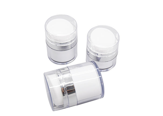 UKA46 Refillable Airless Cream Jar Acrylic Cream Bottle 15g 30g 50g For Personal Skin Care Packaging