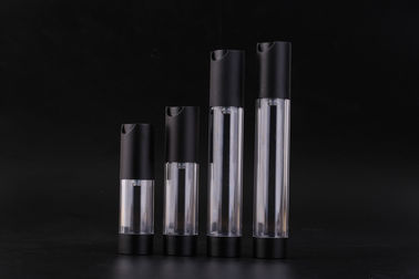 UKMS08 15-20-30-35ml  Small empty High quality new design Airless AS Cosmetic bottle black airless pump bottle