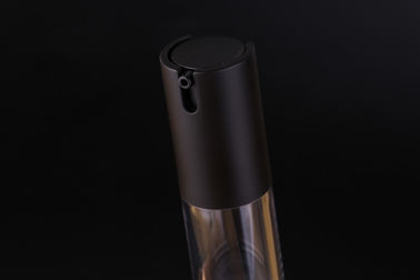 UKMS08 15-20-30-35ml  Small empty High quality new design Airless AS Cosmetic bottle black airless pump bottle