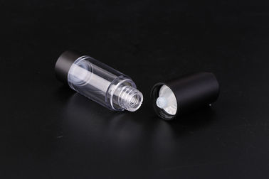 UKMS08 15-20-30-35ml  Small empty High quality new design Airless AS Cosmetic bottle black airless pump bottle