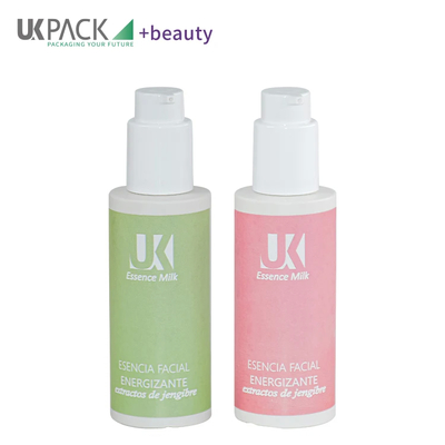 Sugarcane Biodegradable Customized Logo Pump Bottle For Cosmetic / Skincare Packaging