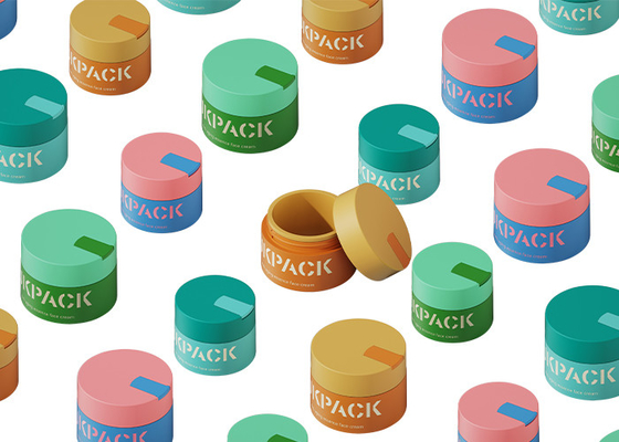 PP Capacity 50g 100g Cosmetic Cream Jars With Small Scoop