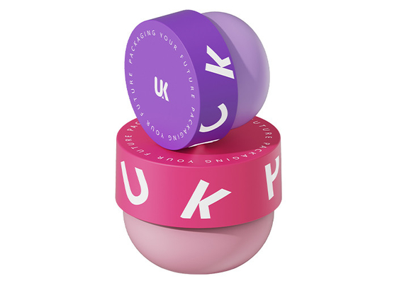 100g/240g Customized Color and Customized Logo PP Round Cream Jar Skincare Body Lotion Cosmetic Jar Container UKC41