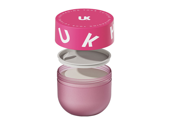 100g/240g Customized Color and Customized Logo PP Round Cream Jar Skincare Body Lotion Cosmetic Jar Container UKC41