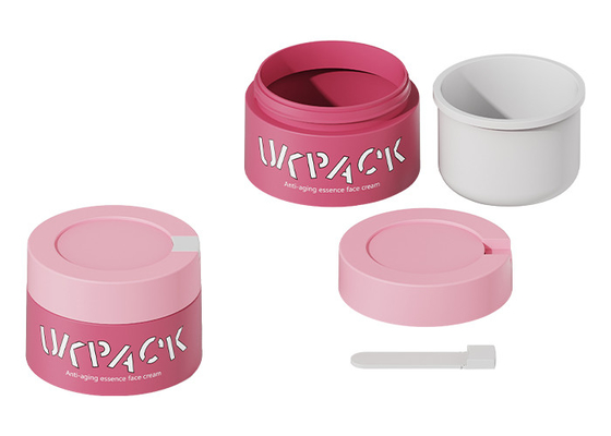 Refillable Cosmetic Cream Jars With Small Scoop Capacity 100g 150g 200g for Skin Care Packaging