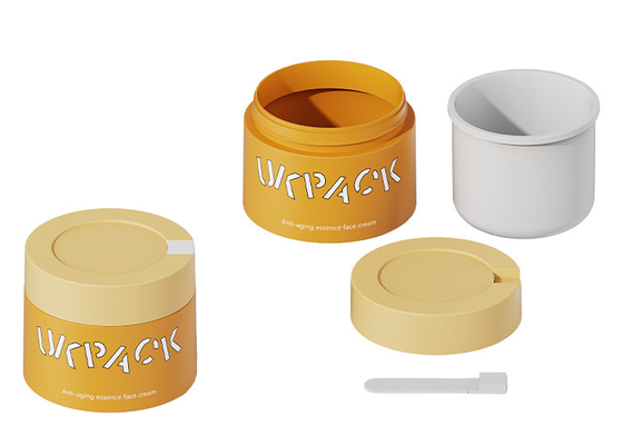 Refillable Cosmetic Cream Jars With Small Scoop Capacity 100g 150g 200g for Skin Care Packaging