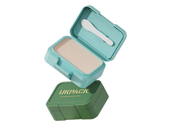 100g Deodorant Square Cream Jar With Spoon Flip Top