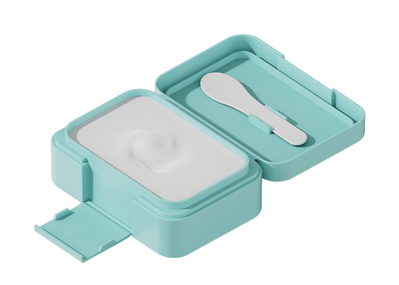 100g Deodorant Square Cream Jar With Spoon Flip Top