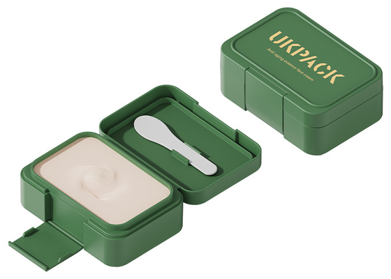 100g Deodorant Square Cream Jar With Spoon Flip Top