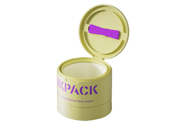 Fefillable Flip Top Cream Jar With Spoon 100g 150g 200g