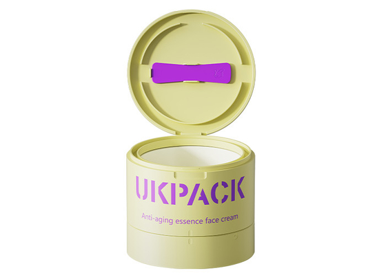 Fefillable Flip Top Cream Jar With Spoon 100g 150g 200g