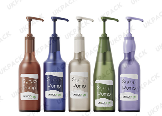 Plastic 38/400 Syrup Dispenser Pump 5/8/10ml Beverage Liquid Output Dosage