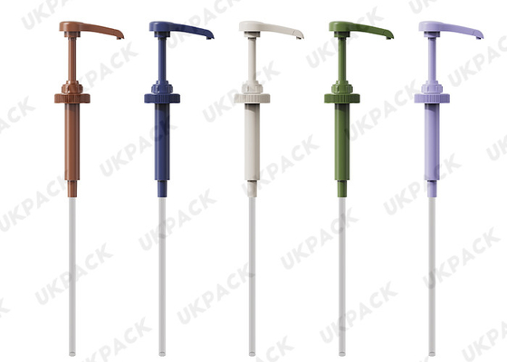 Plastic 38/400 Syrup Dispenser Pump 5/8/10ml Beverage Liquid Output Dosage