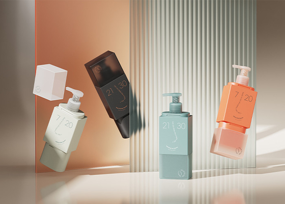 250ml pump bottle with cap lid holder for travel