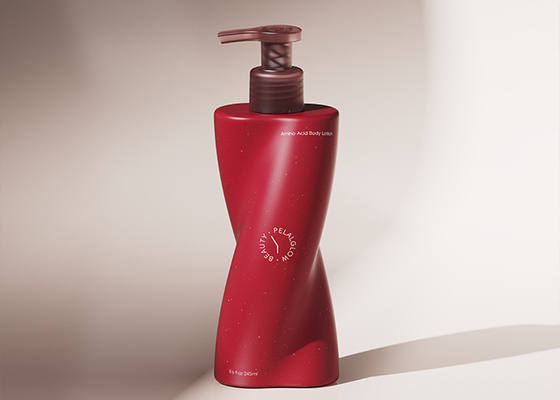 Elegant 250ml Curved Design Pump Bottle – For Shampoo, Body Wash & Hand Soap