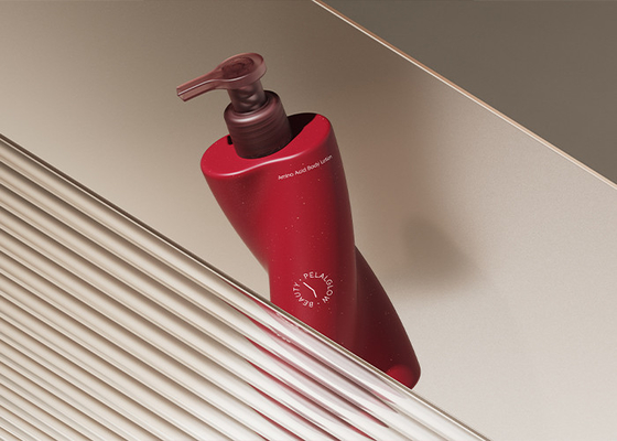 Elegant 250ml Curved Design Pump Bottle – For Shampoo, Body Wash & Hand Soap