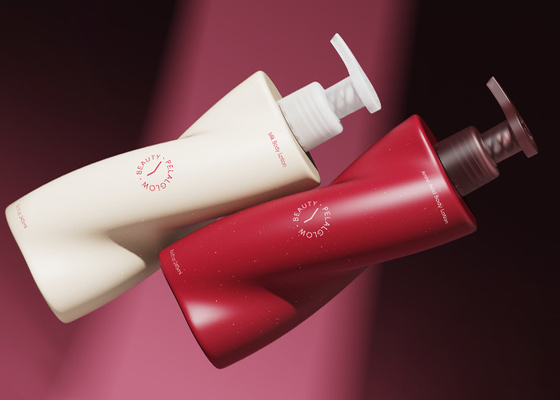 Elegant 250ml Curved Design Pump Bottle – For Shampoo, Body Wash & Hand Soap