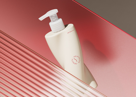 Elegant 250ml Curved Design Pump Bottle – For Shampoo, Body Wash & Hand Soap