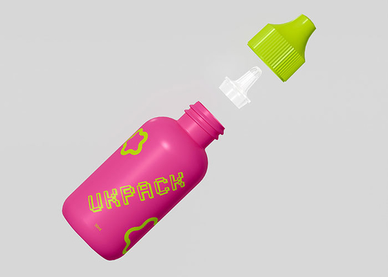 PE Cosmetic Empty Squeeze Bottle 30ml 50ml Customizable