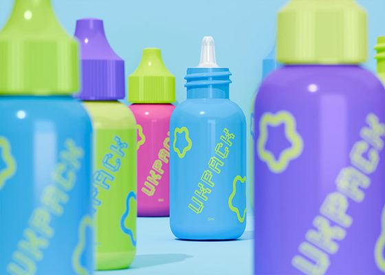 PE Cosmetic Empty Squeeze Bottle 30ml 50ml Customizable