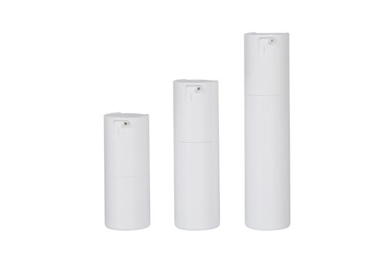 Empty PP White Airless Bottle 15ml 30ml 50ml Personal Care For Hand Cream Vacuum Bottle UKA16 Screw Head Lock