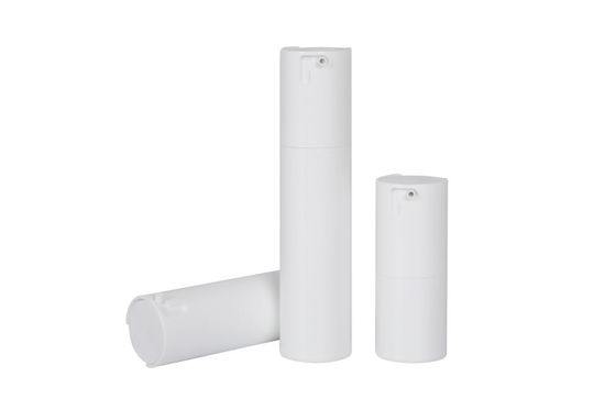 Empty PP White Airless Bottle 15ml 30ml 50ml Personal Care For Hand Cream Vacuum Bottle UKA16 Screw Head Lock