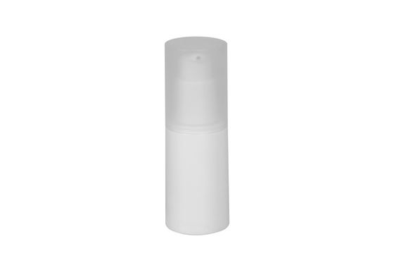 White PP Cream Airless Pump Bottle  Transparent Lotion 15ml 30ml 60ml 80ml Cosmetic Packaging  Eye  Hand  Face UKA20