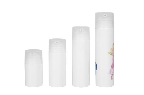 Travel 1 Oz Airless Pump Bottle For Facial Moisturizer Shampoo hair packaging