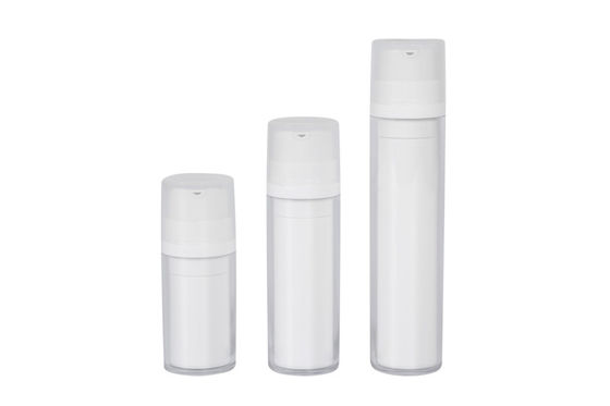 Cylinder Acrylic Matte Airless Vacuum Pump Bottle Lotion Container Cosmetic Bottle