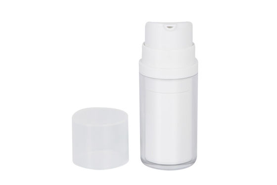 Cylinder Acrylic Matte Airless Vacuum Pump Bottle Lotion Container Cosmetic Bottle
