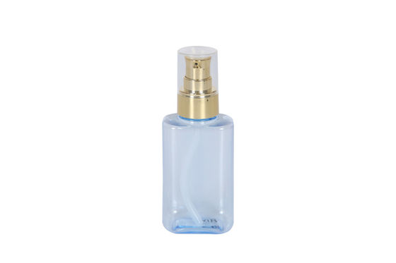 Light Blue Hand Soap Packaging 150ml Makeup Pump Bottle OD 52mm