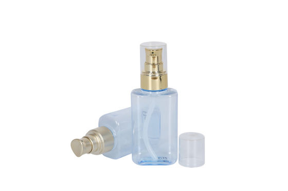 Light Blue Hand Soap Packaging 150ml Makeup Pump Bottle OD 52mm