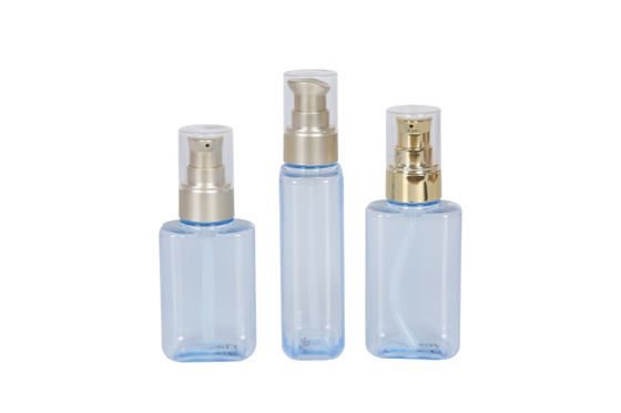 Luxury 100ml 120ml 150ml Cosmetic PET Plastic Lotion Bottle With Pump UKL05