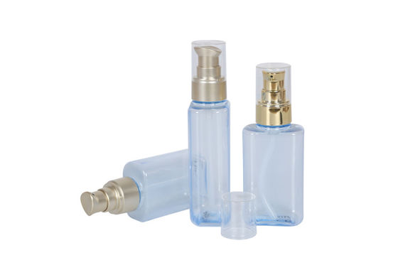 Luxury 100ml 120ml 150ml Cosmetic PET Plastic Lotion Bottle With Pump UKL05