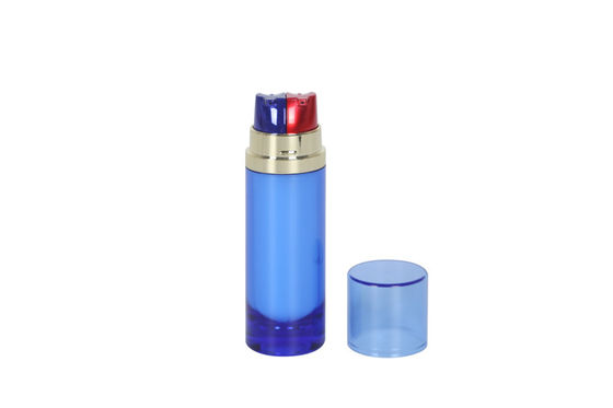 50ml Day / Night Separate ISO OD 36mm Plastic CC Cream Bottle Double Tube Cosmetic Botttle