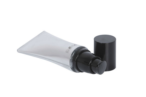 30mm OD 145mm Height Acrylic Airless Pump Tube Cosmetic Packaging Eye Cream for BB/CC Cream