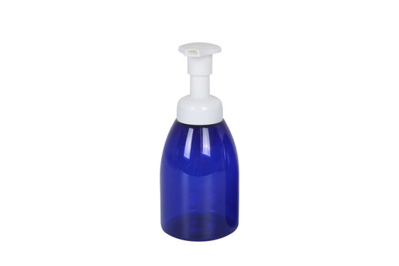 Dark Blue PET Foam Hair Care Bottle Pump Bottle 350ml For Skincare Packaging Soap