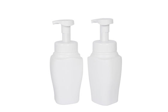 500ml HDPE Plastic Cosmetic Packaging Bottle With 3cc Output Foaming Hand Soap shampoo Pump Bottle UKF10
