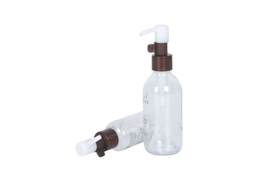 BPA Free Transparent 60ml 120ml PET Makeup Remover Bottle Cleaning Oil Bottle