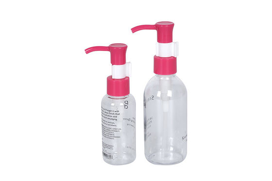 2oz 4oz PET Makeup Remover Dispenser Bottle With Screw Cap Pump Press oil Bottle