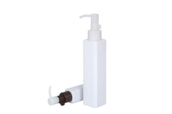 square BPA Free PET 50ml 150ml Makeup Remover Oil Press Bottle leak proof