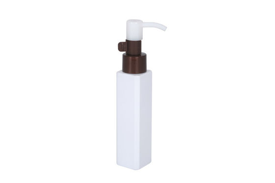square BPA Free PET 50ml 150ml Makeup Remover Oil Press Bottle leak proof
