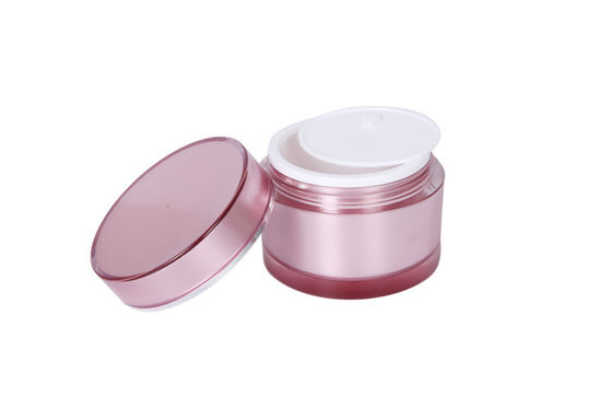 Arylic PMMA 80g BPA Free Cosmetic Cream Jars Container