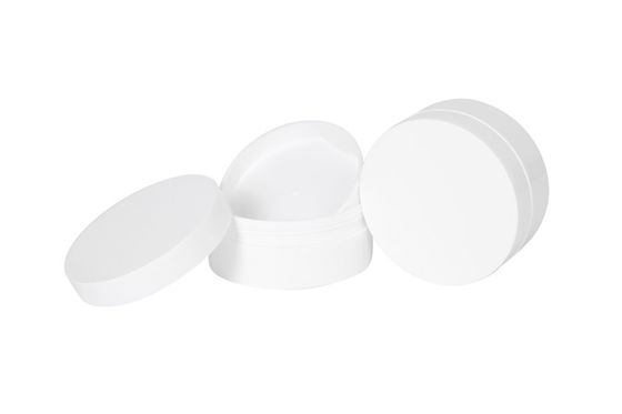 White Color Empty BBA Free Face 150g Cosmetic Cream Jars Od 105mm