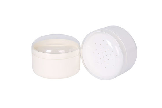 120g PP Empty Powder Case Od 95mm Cosmetic Cream Jars Baby Talcum Powder Jar with Dome Lid BPA-free