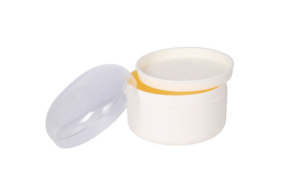 120g PP Empty Powder Case Od 95mm Cosmetic Cream Jars Baby Talcum Powder Jar with Dome Lid BPA-free