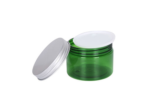 Transaprent Color PET Skin Care 150g Cream Lotion Container Od 74mm Body Cream Jar Sleeping-mask Aluminum Lid
